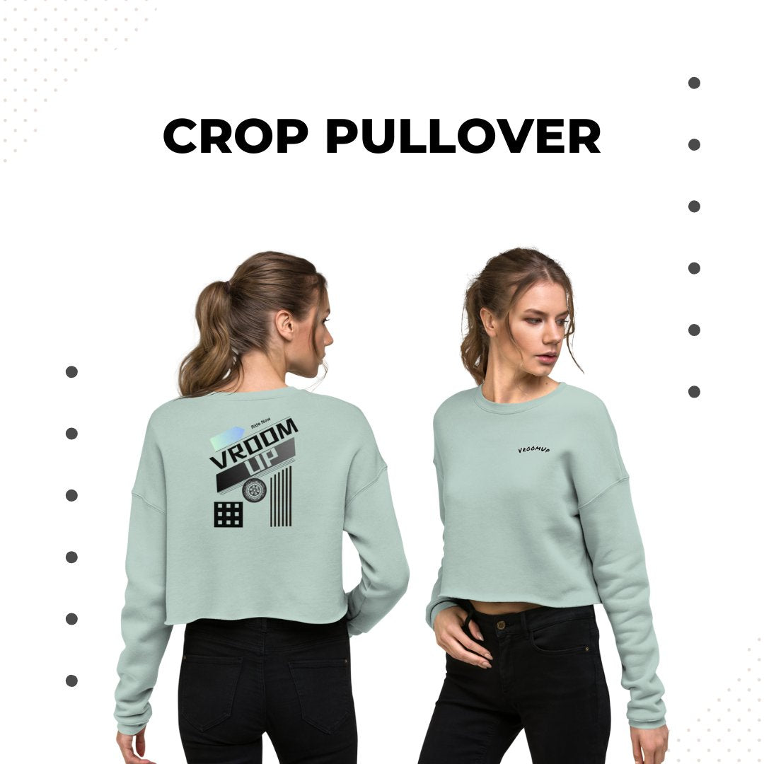 Damen Crop Pullover